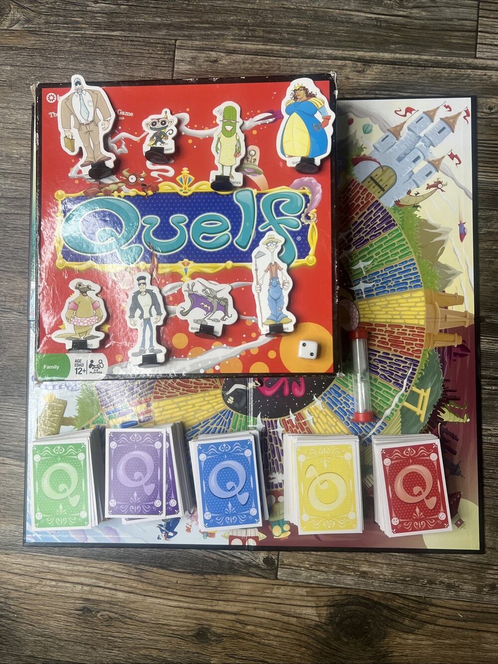 Quelf Board Game The Unpredictable Party Game Family 12+ Complete